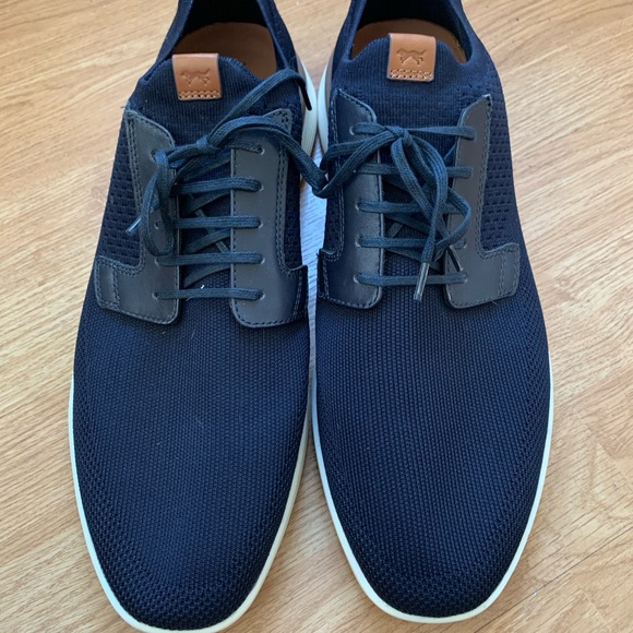 Wolf & Shepherd Swiftknit Derby Navy Sneakers 13 Worn Once Impeccable $189 - Picture 3 of 12